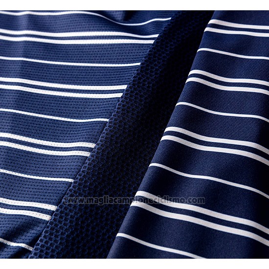 2019 Abbigliamento Ciclismo La Passione Stripe Blu Manica Corta e Salopette